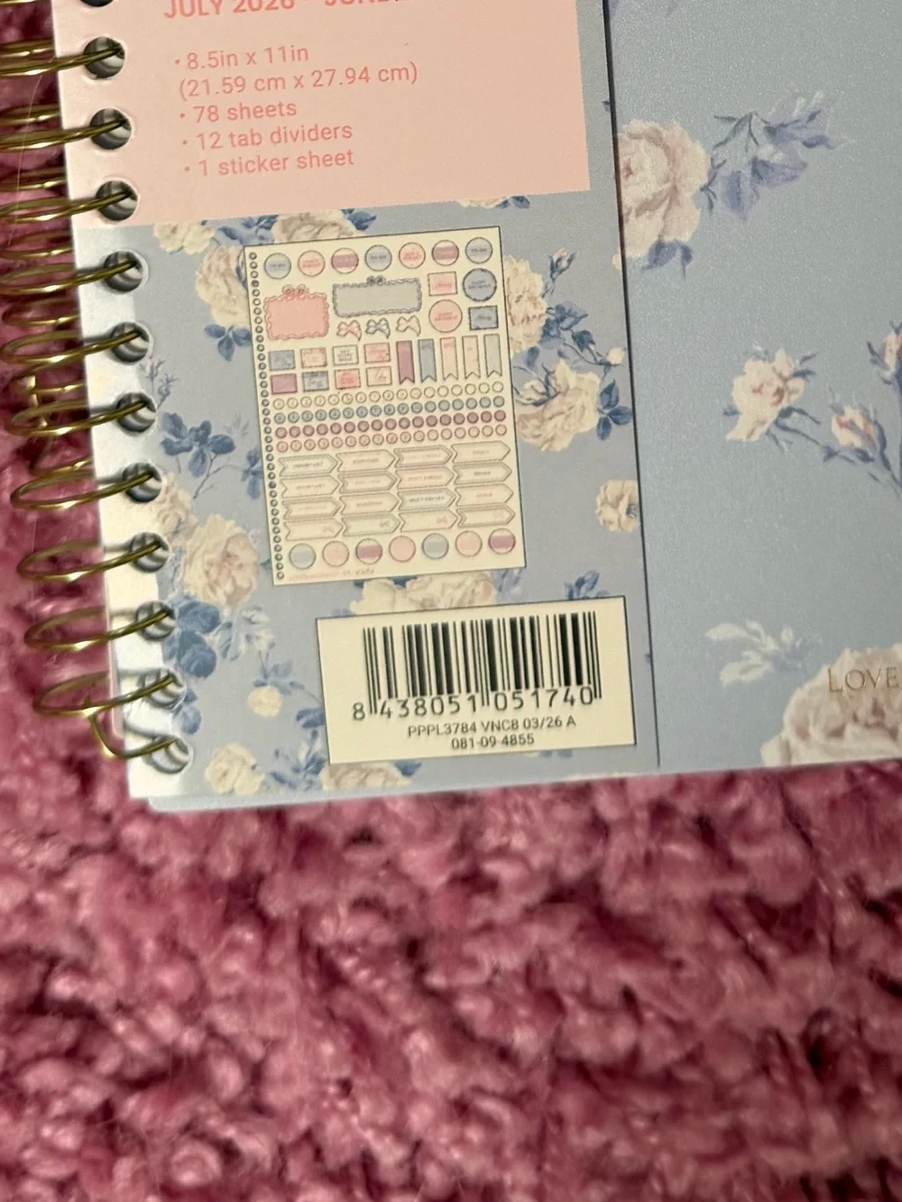 🎀 Target x LoveShackFancy Blue Planner - Brand New with Tags! 🎀